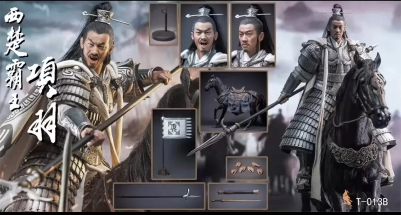 现货 楚汉系列 西楚霸王 项羽1/6  可动人偶 古代兵人图片