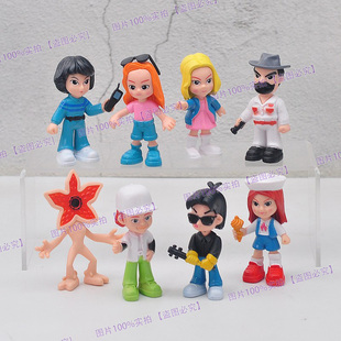 怪奇物语8款食人花史蒂夫公仔威尔电影周边手办公仔模型摆件