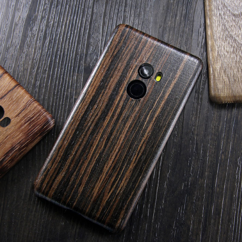 SHOWKOO Kevlar Natural Wood Ultra Slim Case Cover for Xiaomi Mi MIX 2