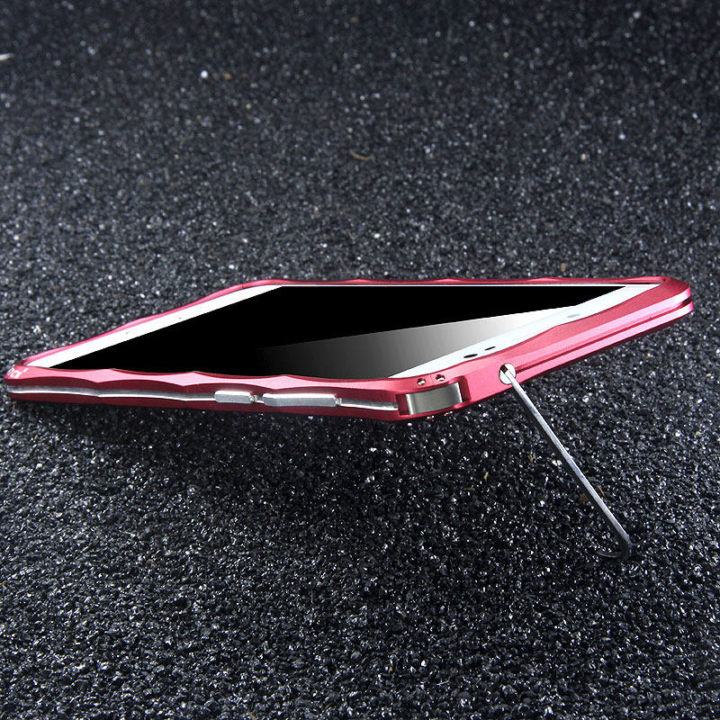 iMatch Slim Light Aluminum Metal Shockproof Bumper with Kickstand for vivo X7 Plus & vivo X7