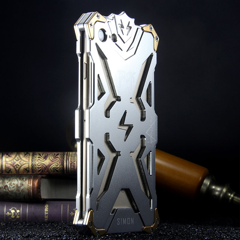 SIMON THOR Aviation Aluminum Alloy Shockproof Armor Metal Case Cover for Apple iPhone  7 Plus & iPhone 7