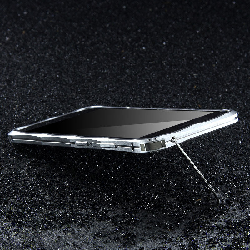 iMatch Slim Light Aluminum Metal Shockproof Bumper Case with Kickstand for Huawei P10 & Huawei P10 Plus