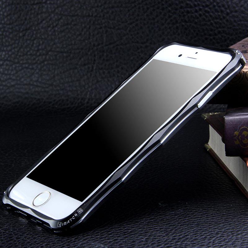 iMatch Slim Light Aluminum Metal Shockproof Bumper with Kickstand for Apple iPhone 6S/6 & iPhone 6S Plus/6 Plus