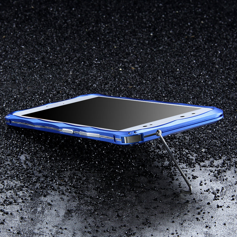 iMatch Slim Light Aluminum Metal Shockproof Bumper with Kickstand for vivo X9