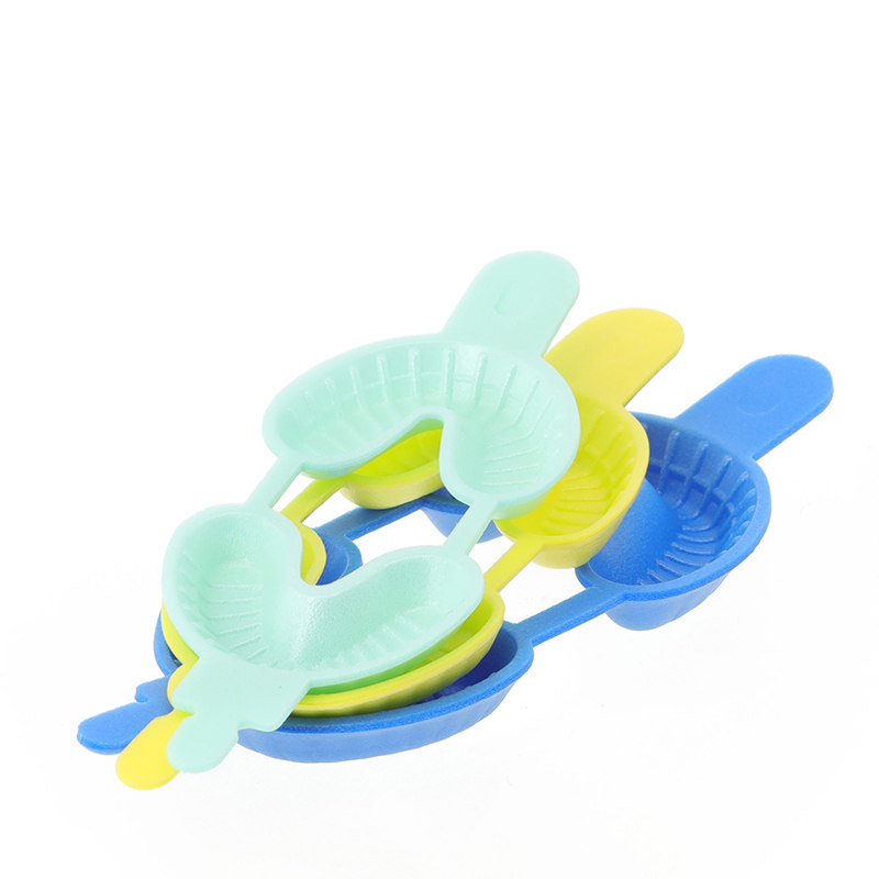 牙科一次性氟化泡沫牙托儿童氟化泡沫托盘印膜取模托盘 口腔材料