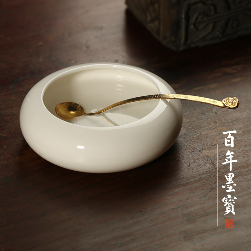 德化羊脂玉白瓷笔洗笔筒笔山水勺套装 批发文房四宝书房把玩笔洗三件套,文具电教/文化用品/商务用品,笔洗,淘宝优惠券,粉丝福利购,淘宝优惠卷