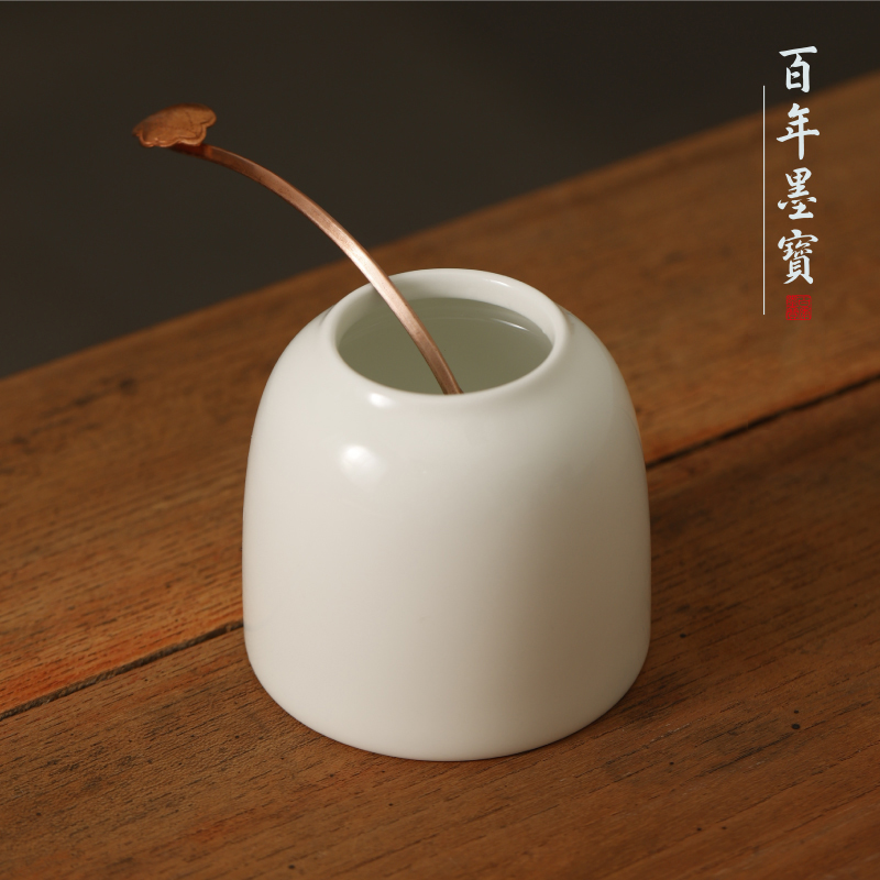 骨瓷水盂白瓷水滴储水罐