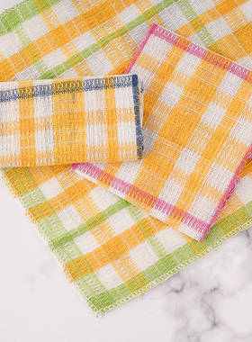 日式洗碗布不沾油易清洗棉纱抹布吸水不掉毛厨房专用刷碗巾家用