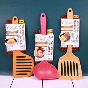出口日本锅铲厨房不粘锅料理勺尼龙塑料炒饭沥水勺漏勺玉子烧汤勺
