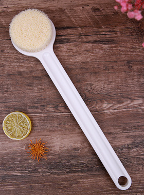 日式洗澡刷软毛刷搓澡刷长柄搓泥沐浴身体干刷成人浴刷后背刷子