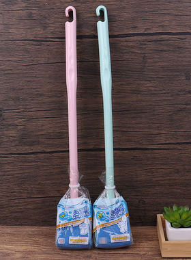 日本进口长柄马桶清洁刷长柄浴室厕所刷子家用坐便器刷子免打孔