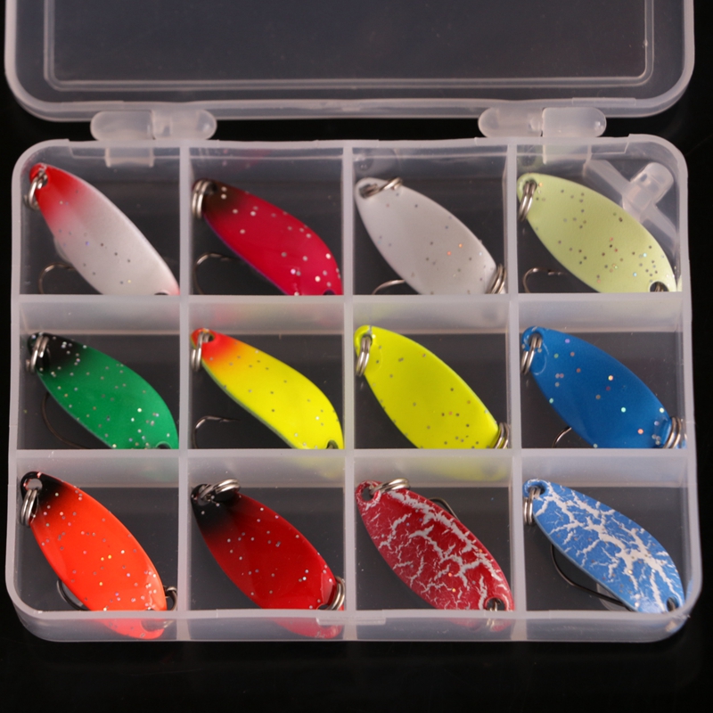 彩色全泳层路亚溪流淡水鲈鱼亮片