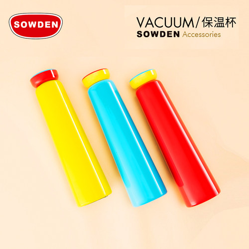 SOWDEN时尚保温杯直身杯高颜值