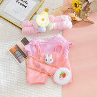 Повязка на голову, плюшевая футболка, комбинезон, клубника