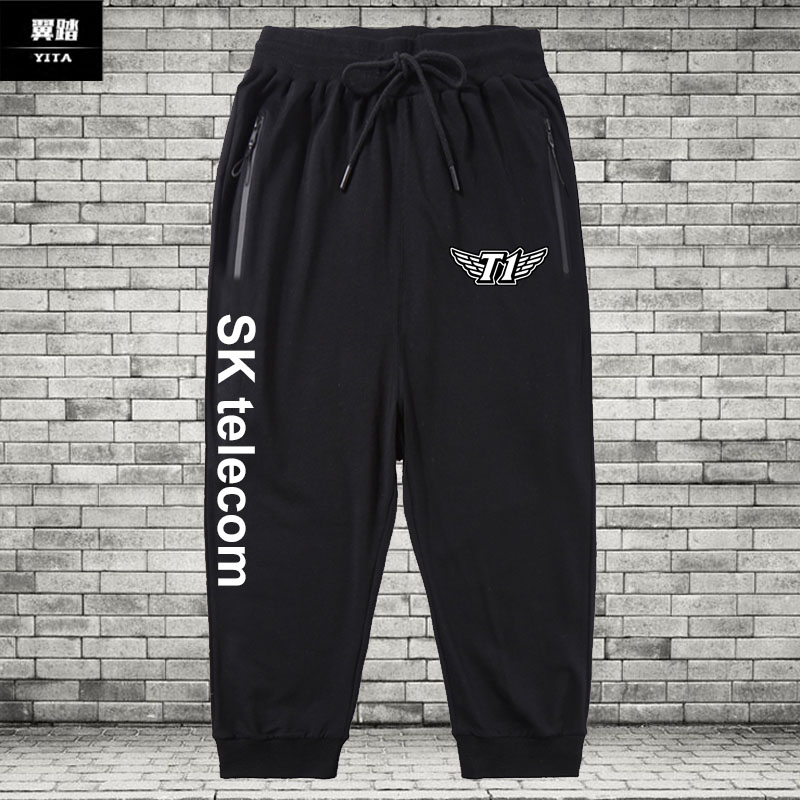 战队联盟游戏faker周边七分裤