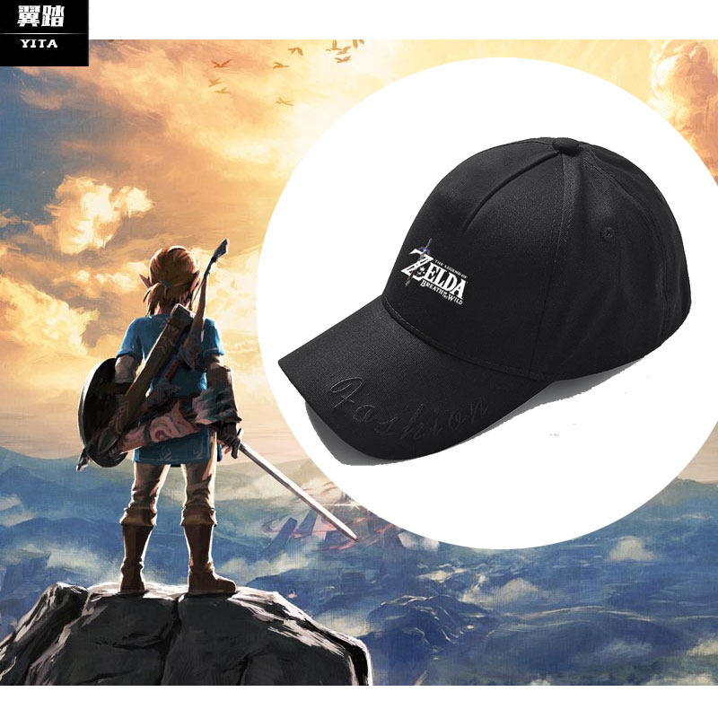 塞尔达传说旷野之息switch游戏周边鸭舌帽子男女棒球帽防晒遮阳帽