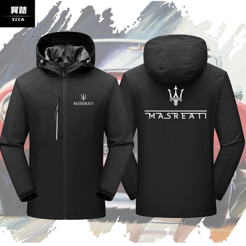 玛莎拉蒂赛车F1机车服装冲锋衣