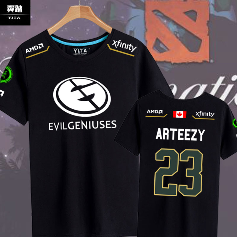 战队国际比赛服短袖T恤衫