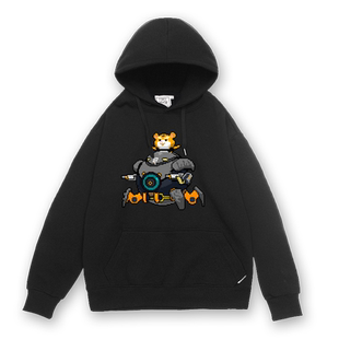 守望游戏破坏球Wrecking Ball仓鼠连帽卫衣男女外套帽衫上衣服