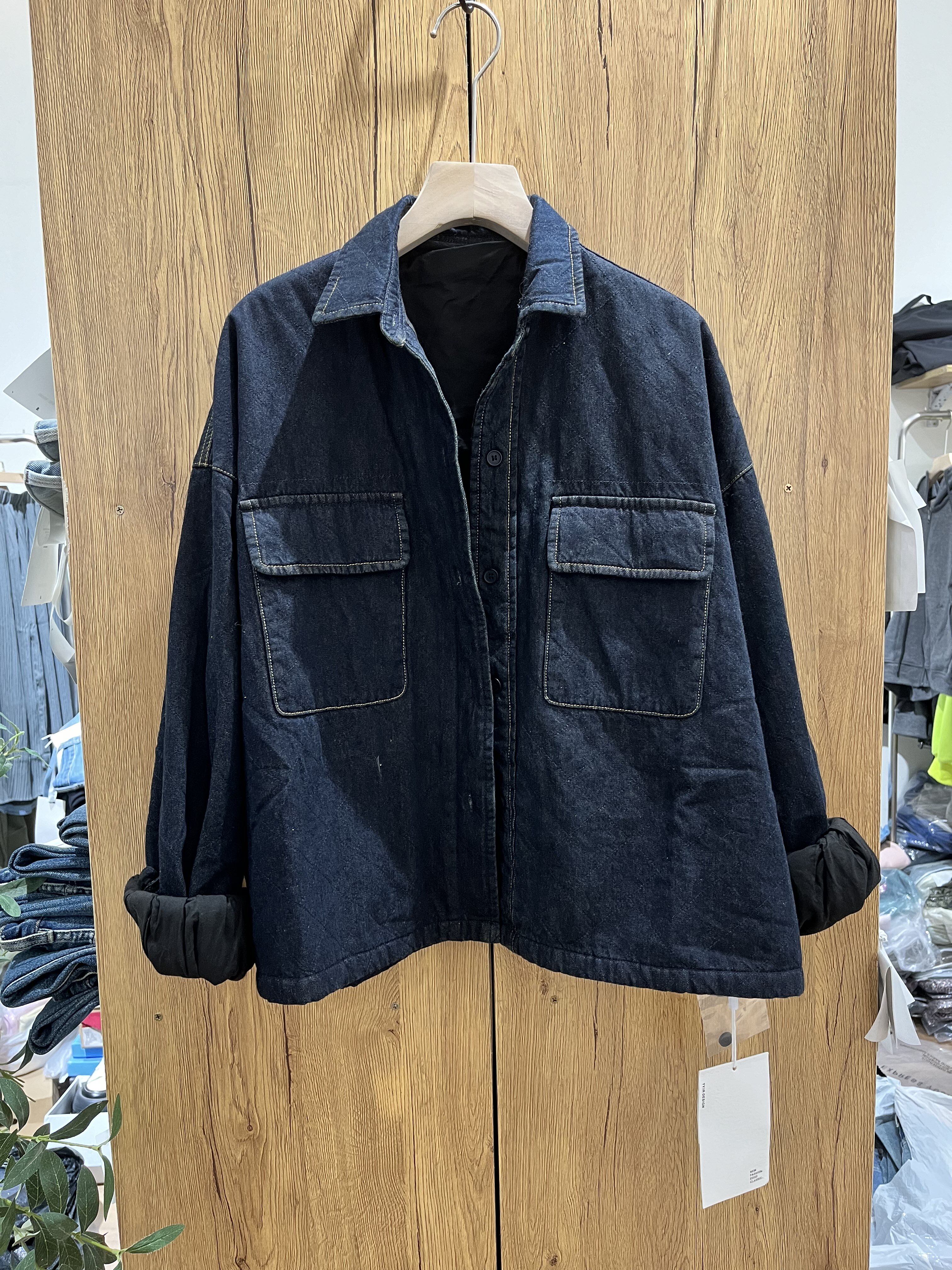 ty93859休闲宽松简约日系短外套