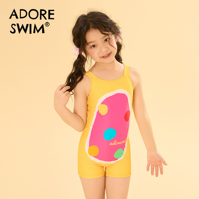 Adoreswim连体泳衣女孩可爱泳装