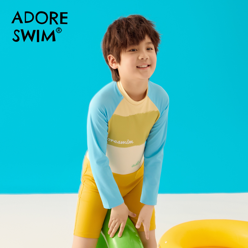 设计师品牌专利设计男孩子泳装