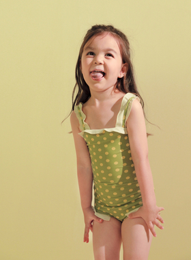 爱多尔儿童泳衣女2025年新款中大童女童游泳衣洋气宝宝温泉泳装