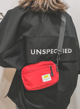 2025新款时尚简约小方包韩版休闲包单肩斜挎牛津布网红质感小包包