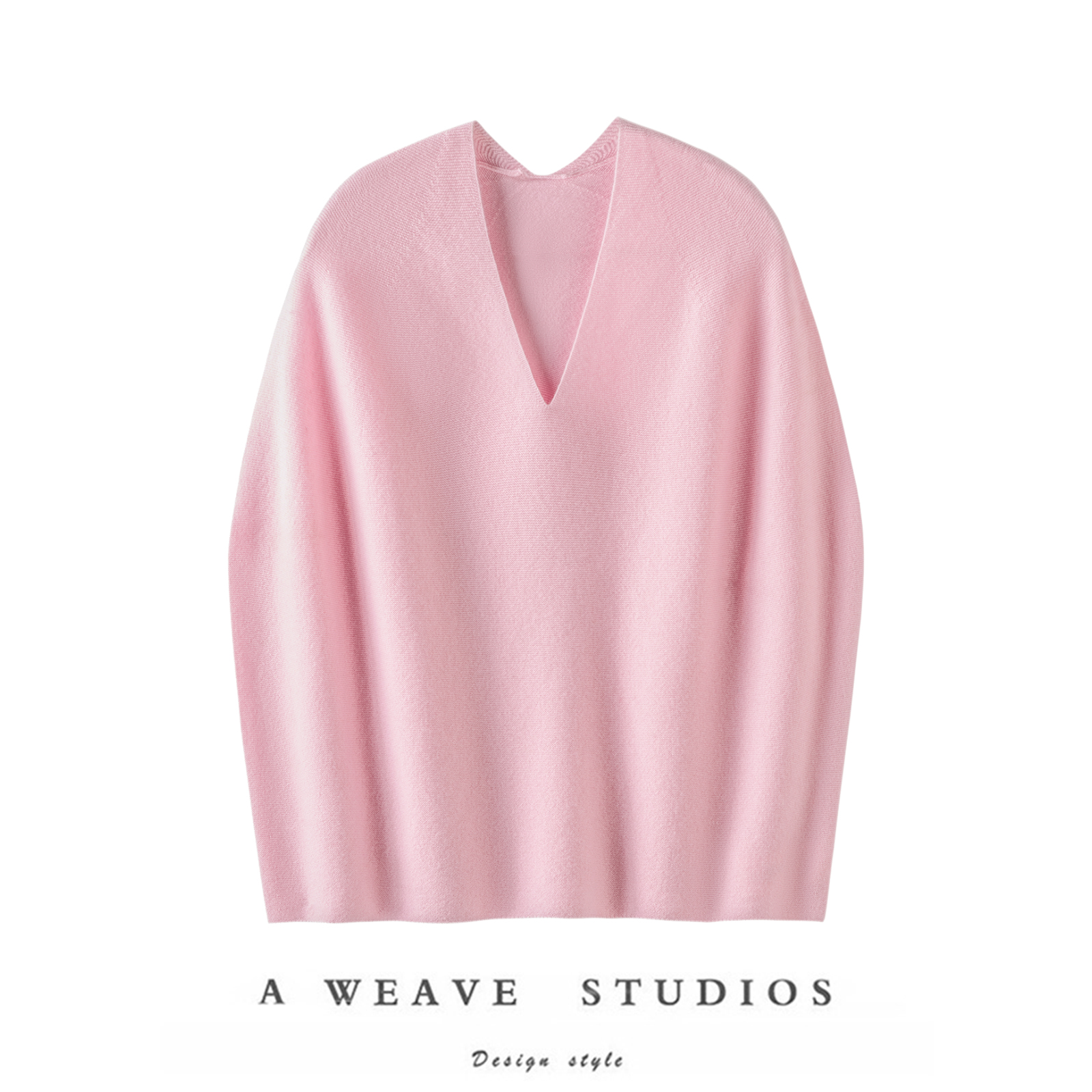 RNST高水准版型！新款V领100%纯山羊绒坎肩女针织羊绒背心秋冬季