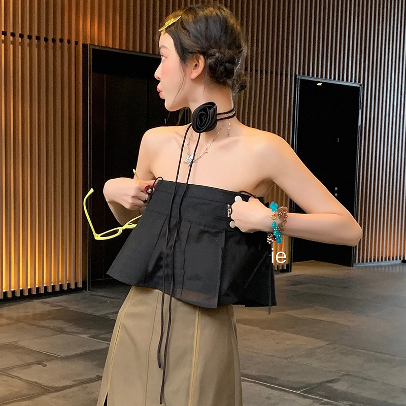 INS 인터넷 연예인 유럽과 미국의 미니멀리스트 레트로 블랙 벨벳 넥 스트랩 초커 초커 하라주쿠 펑크 목걸이