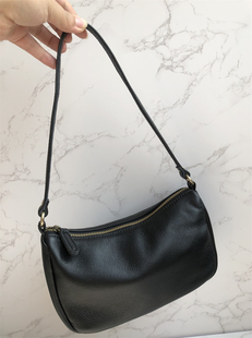 韩国原单代工进口头层牛皮百搭麻将女单肩腋下包