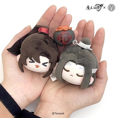 《魔道祖师》动画｜豆团团系列可爱毛绒挂件魏无羡蓝忘机周边