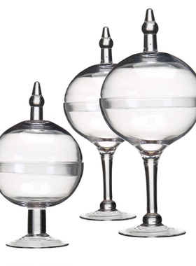 吹制婚庆甜品厨房软装饰储物罐