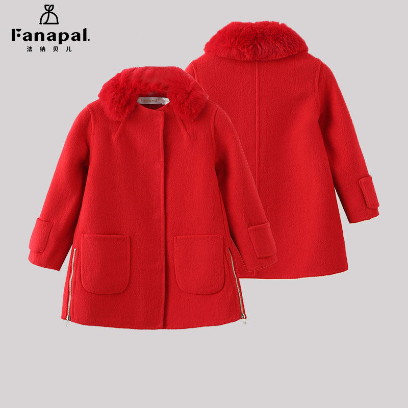 fanapal女童秋冬外套大衣