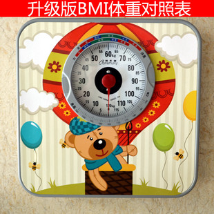 包邮家用精准体重机械秤无需电子称成人迷你健康计减肥器