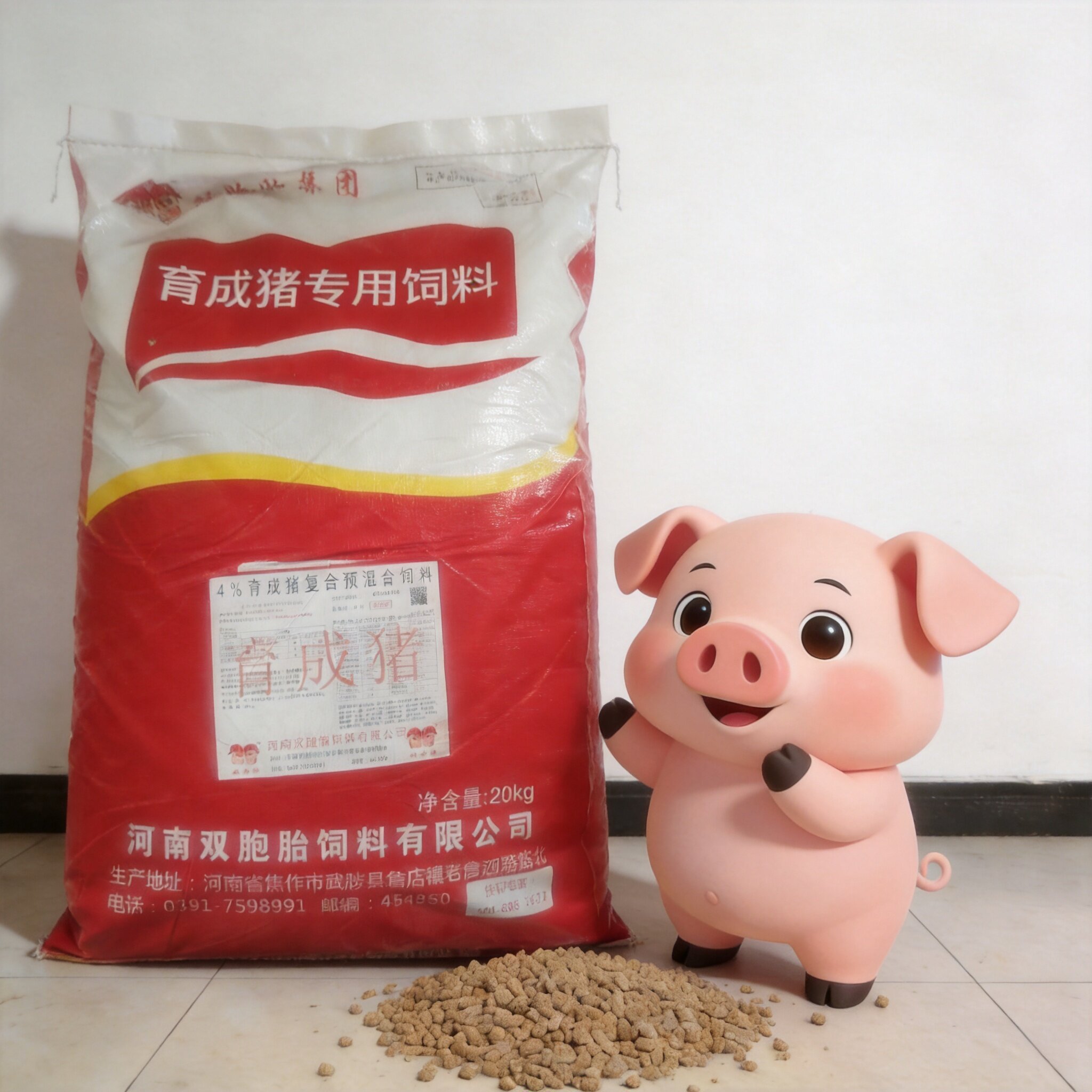 双胞胎4%育肥猪预混合饲料(新品上架)正品保障假一赔十