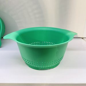 宜家沥水篮塑料带把滤碗洗菜盆子
