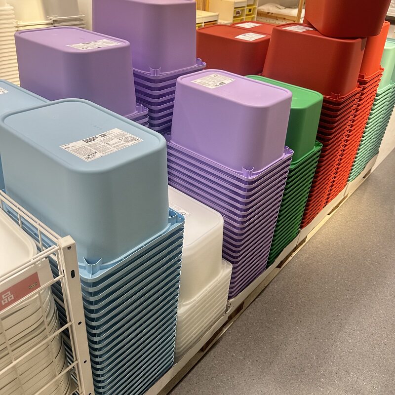 IKEA宜家舒法特储物箱42x30x23厘米玩具文件收纳箱家用杂物储物箱