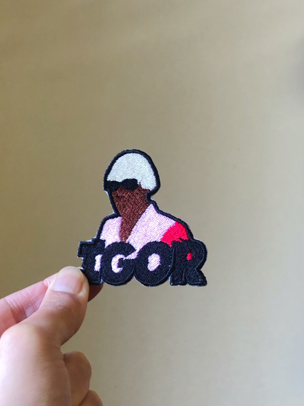 嘻哈布贴刺绣艺术魔术贴章