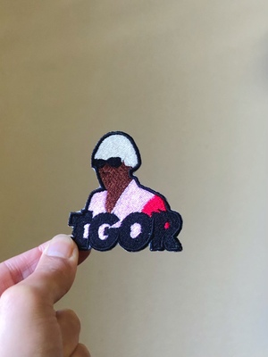 嘻哈布贴刺绣艺术魔术贴章