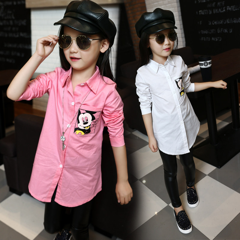 Chemise fille à manche longue - Ref 2085652 Image 1