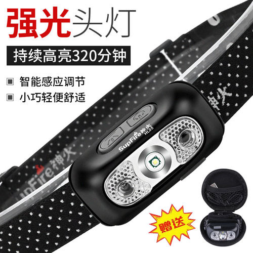 送收纳包！神火HL05小巧便携头灯