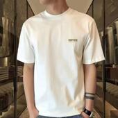 t恤半袖 衫 简约男士 夏季 打底衫 纯棉休闲印花圆领短袖 长袖 百搭时尚