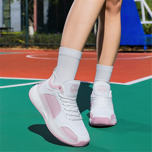 篮球鞋女款2025新款高颜值实战学生球鞋秋冬女生防滑耐磨运动鞋子