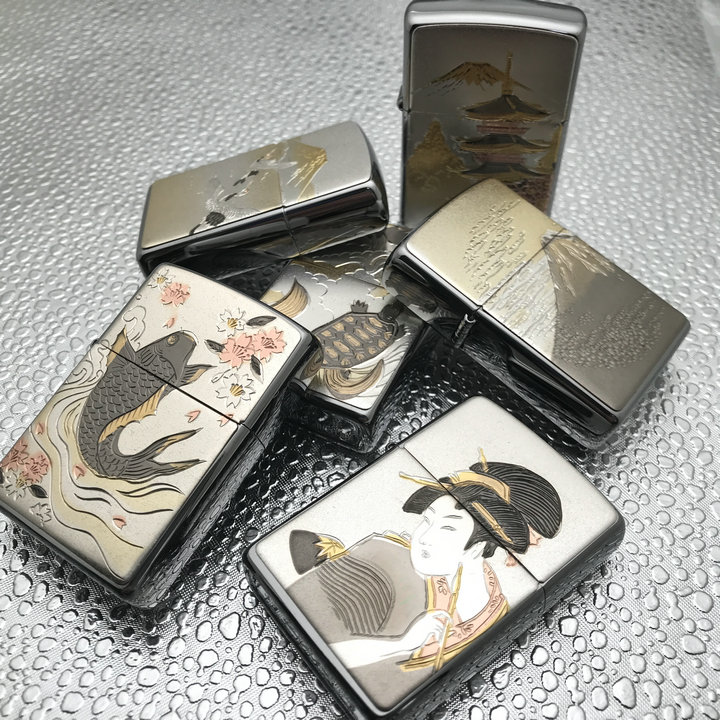 He Xiao Bai ZIPPO Original Genuine Lighter The Japanese version The wind and the ukiyoe electrotype Pure purple copper stickerin the  ZIPPO/Swiss Army Knife/Glasses , Brand lighters and accessories ,  ZIPPO/Zippo  category - from Buy2taobao.com to provide professional Taobao agent buy service