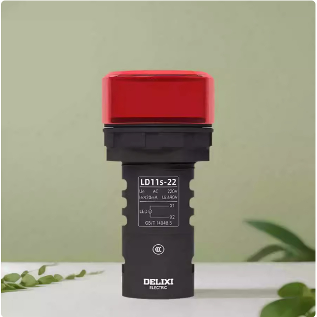 德力西指示灯 LD11S φ22黄色 绿色 红色 220v 380v 24v 12V