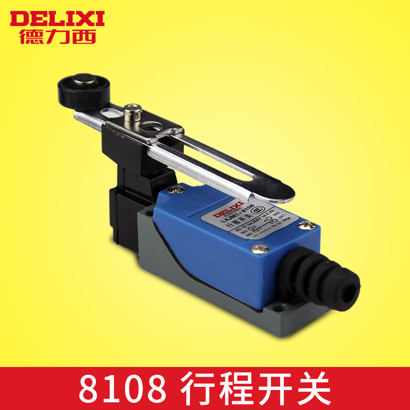 德力西行程开关限位开关ME-lxjm1-8108自复位微型滚轮限位器