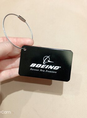 BOEING波音行李牌飞机行李姓名牌定制机组箱过夜袋名字牌挂件