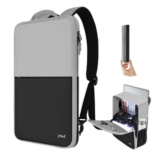 立体超薄款可扩容男女士双肩包电脑包15.6寸16英寸防水背包通勤大容量初中高学生书包出行户外李旅行轻便休闲