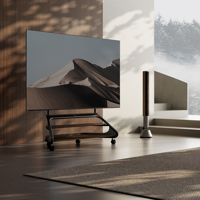 北弧可移动大尺寸落地支架式置物挂架适配电视65-100英寸FS800MAX